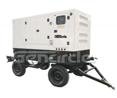 Trailer Diesel Generator Set With 4 Wheels